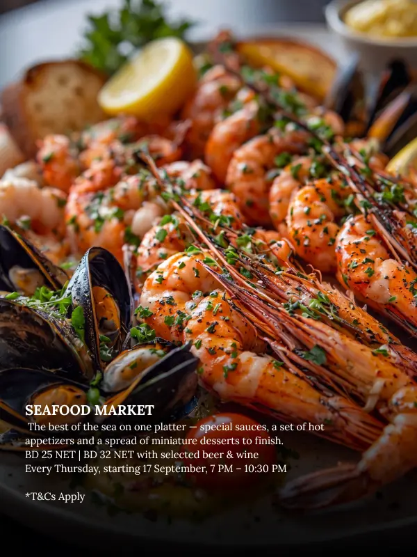 SEAFOOD MARKET AT AL WAHA cover image
